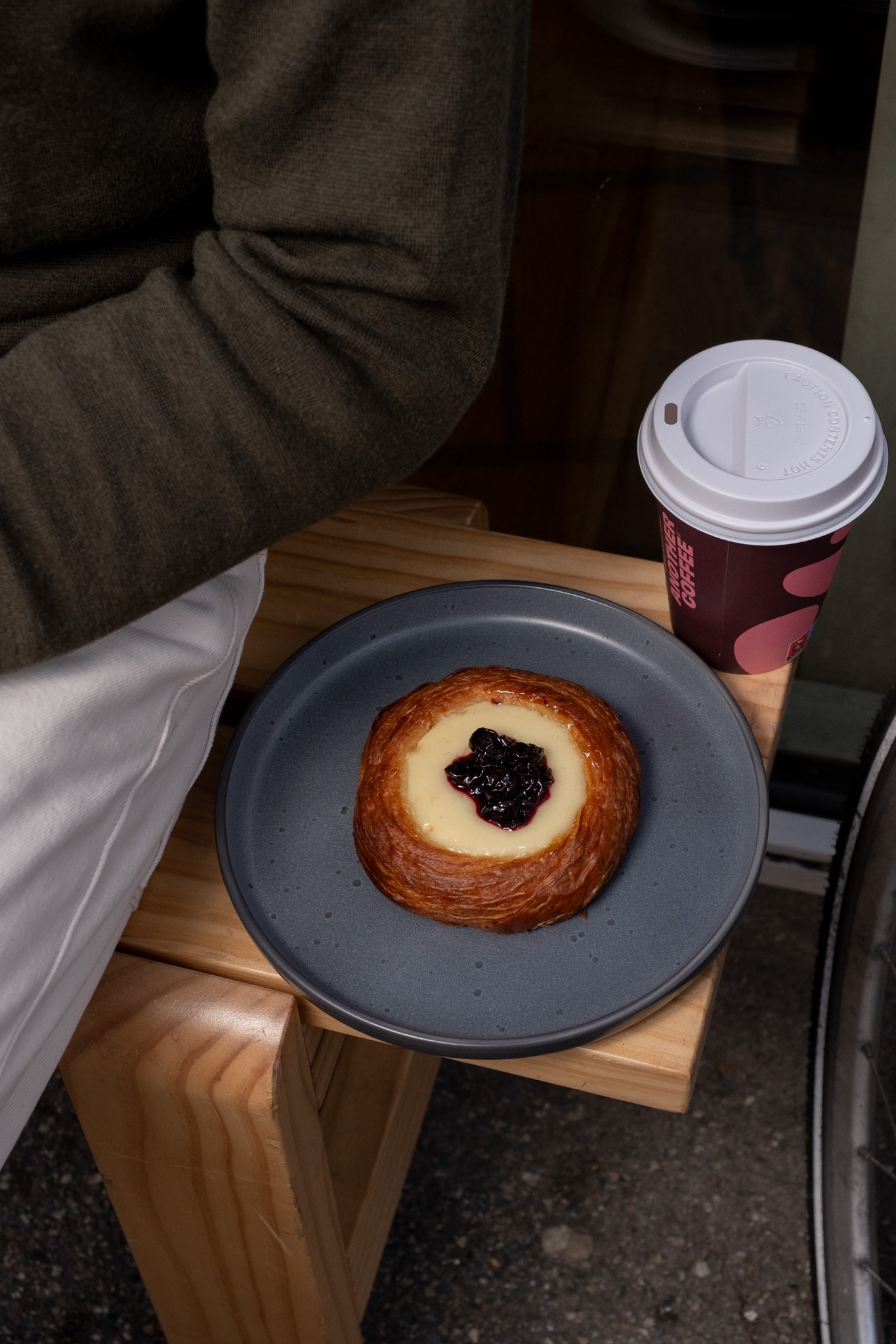 Coffee and pastries at Another Coffee